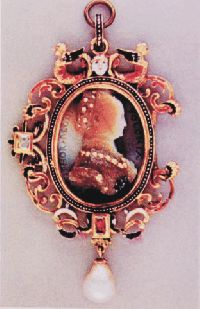 Fot. 4. Kamea z portretem krlowej Bony Sforzy, autorstwa G.G. Caraglia.