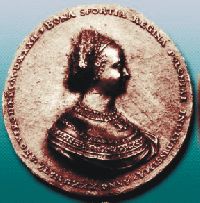 Fot. 6. Medal krlowej Bony Sforzy, autorstwa Jana Marii Padovano.